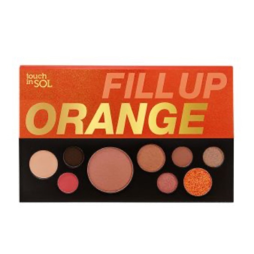TOUCH IN SOL Fill Up Orange Eyeshadow Palette